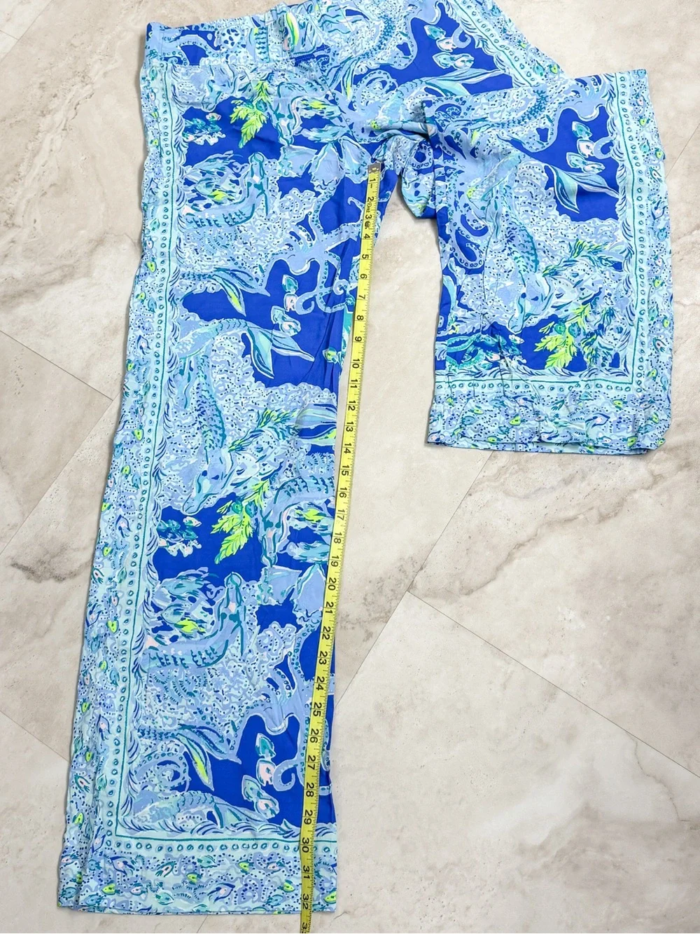 Lilly Pulitzer Bal Harbour Palazzo Pants M Coastal Resortwear - Picture 6 of 7